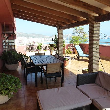 Espectacular Terraza Y Vistas En 1A Linea De Playa Apartment Cullera Exterior photo