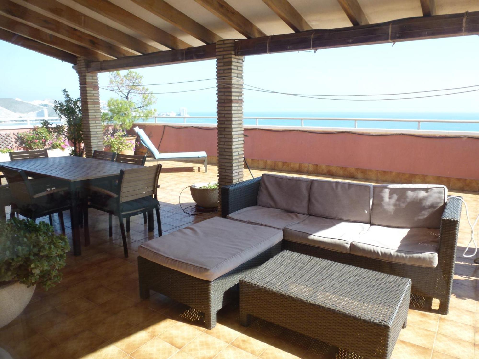 Espectacular Terraza Y Vistas En 1A Linea De Playa Apartment Cullera Exterior photo