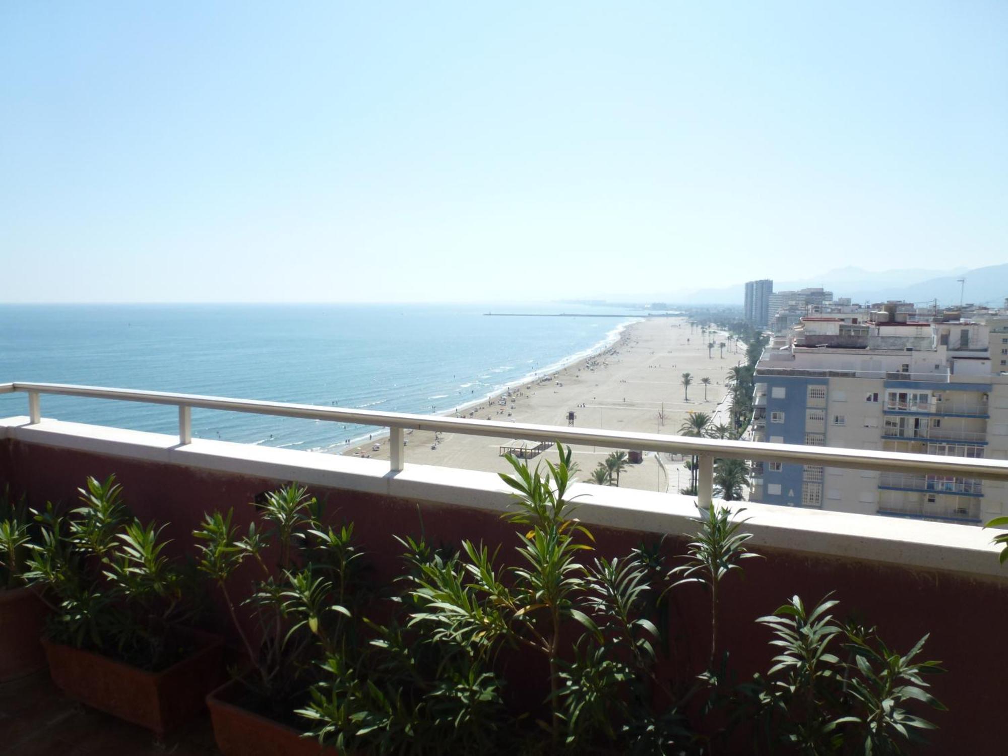 Espectacular Terraza Y Vistas En 1A Linea De Playa Apartment Cullera Exterior photo