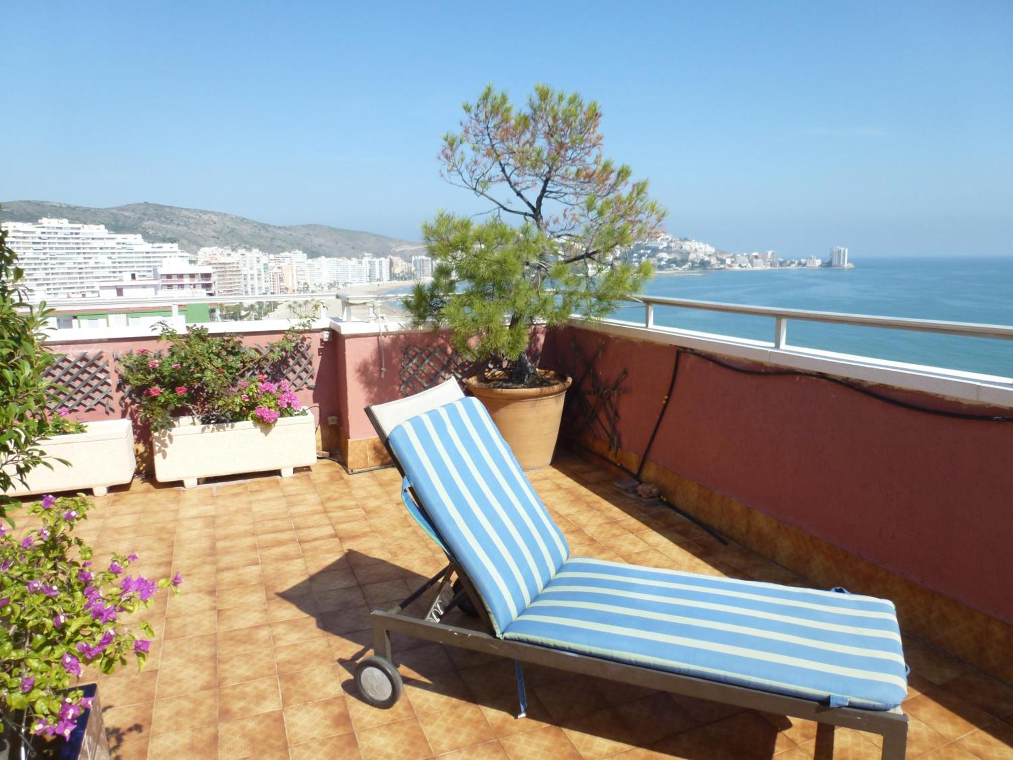 Espectacular Terraza Y Vistas En 1A Linea De Playa Apartment Cullera Exterior photo